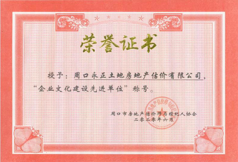 公司荣誉